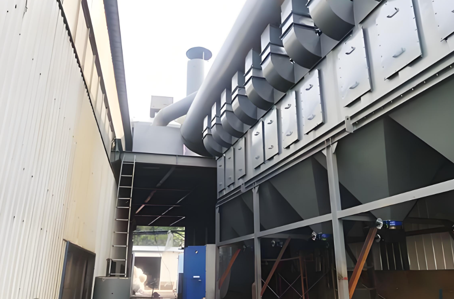 鄭州樸華科技除塵設(shè)備生產(chǎn)車間實(shí)景圖