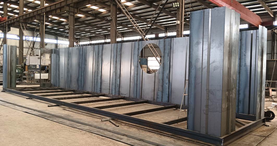 鄭州樸華科技除塵器生產流水線現場